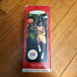 Magic Johnson Hallmark Keepsake Basketball Stars Christmas Collectible O…